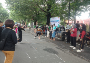 Jelang Peringatan HAN 2022, DINSOSP3AKB dan Forum Anak Kabupaten Pati Gelar Sosialisasi di Car Free Day - Info Seputar Pati