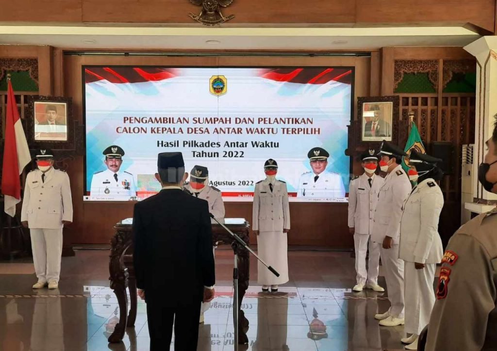 4 Kepala Desa Pergantian Antar Waktu Dilantik Bupati Pati