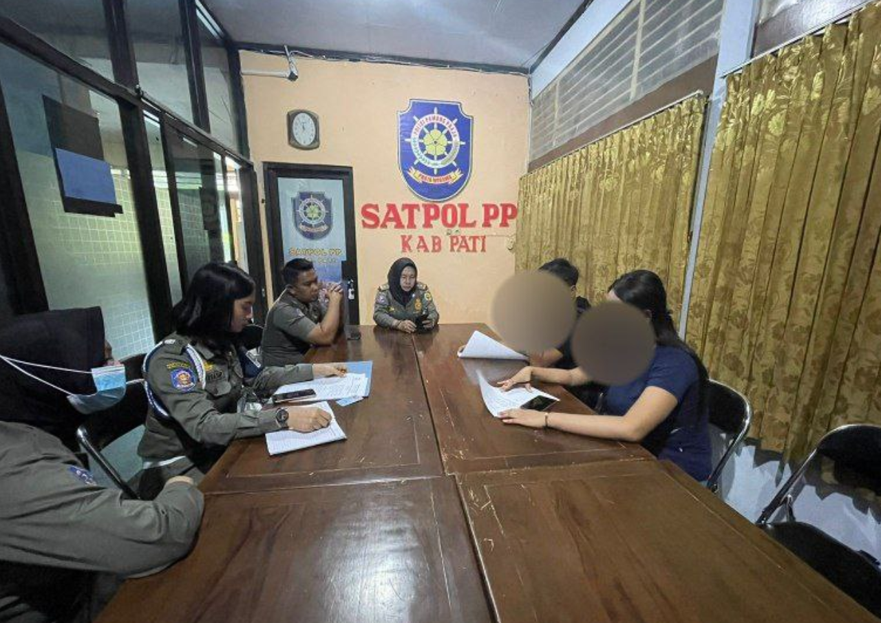 Pasangan Mesum Terjaring Operasi Satpol PP Pati