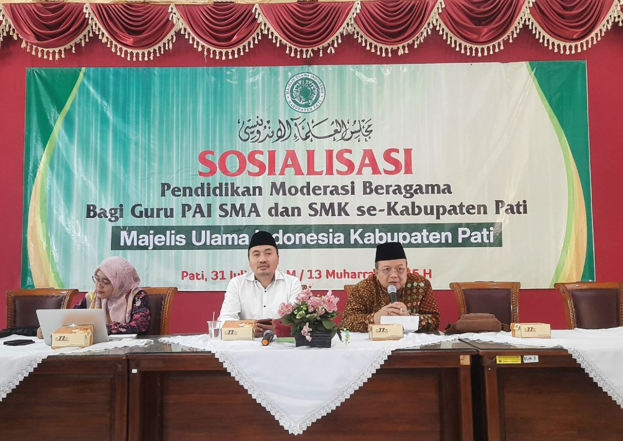 Virus Radikalisme Merambah Dunia Pendidikan, MUI Pati Gelar Sosialisasi Moderasi Beragama
