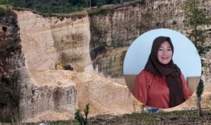 Foto : Ilustrasi aktivitas penambangan batu padas di wilayah Kecamatan Sukolilo Kabupaten Pati (Sumber : Infoseputarpati.com/)