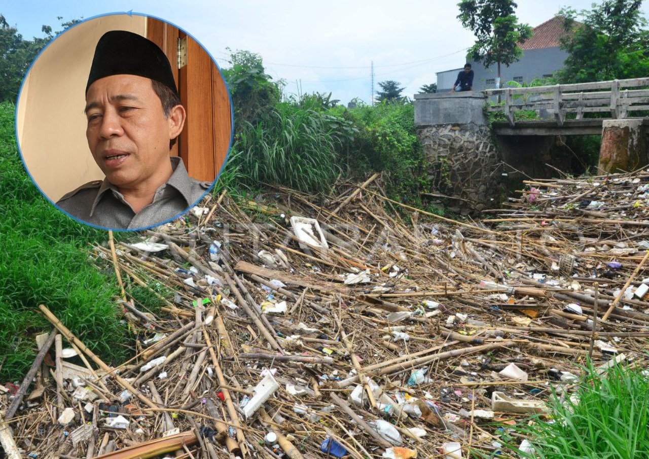 Foto: Ilustrasi kondisi sungai penuh sampah (Sumber: istimewa)