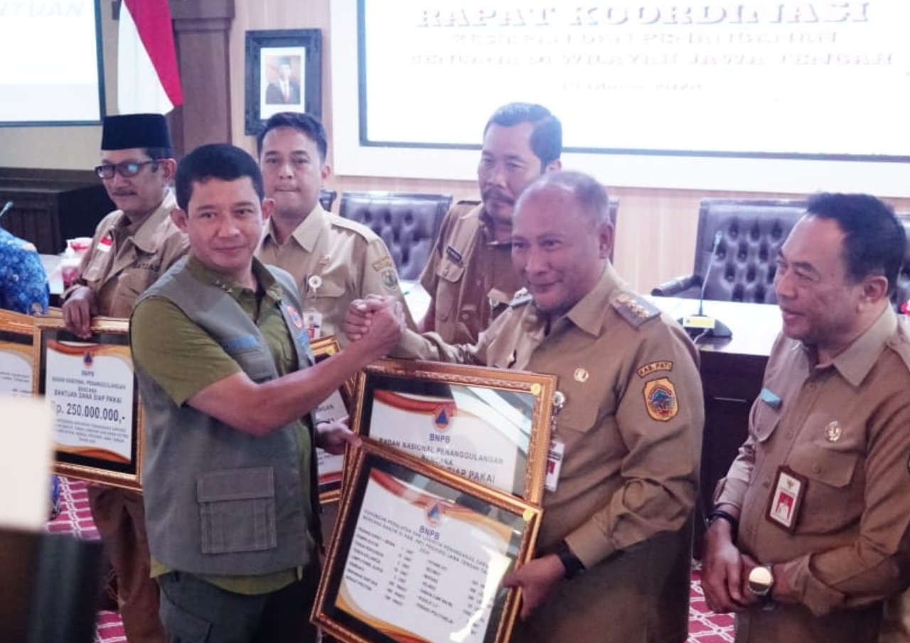 Kabupaten Pati Dapatkan Dana Bantuan Penanganan Bencana Rp250 Juta