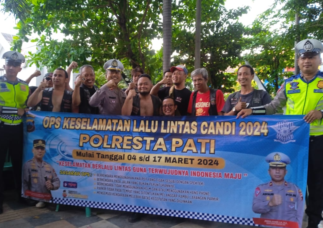 Polisi Gelar Sosialisasi Keselamatan Lalu Lintas di Jalan Pati-Juwana