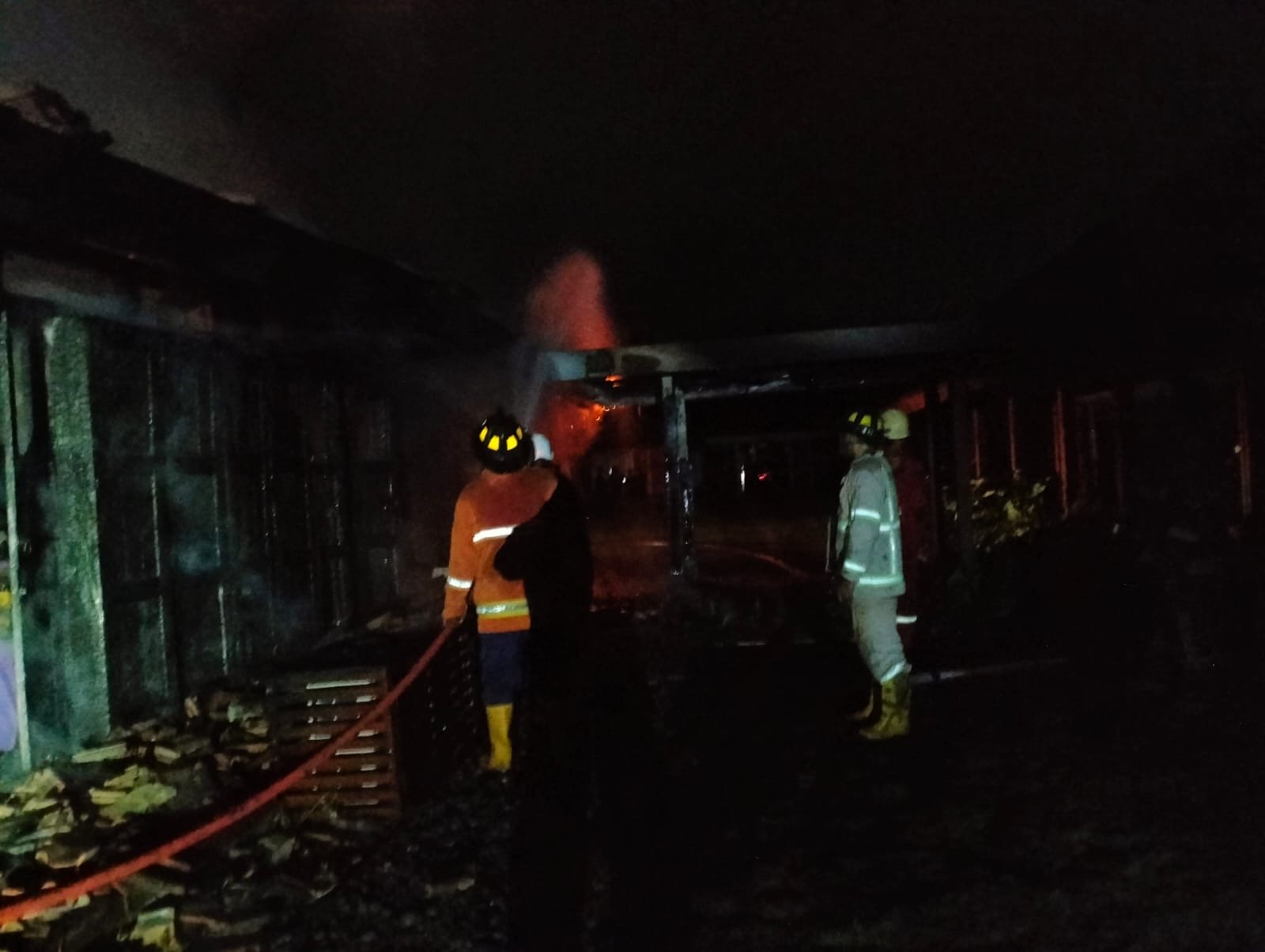 Ruangan di Komplek Candi Borobudur Terbakar/magelangkab Ruangan di Komplek Candi Borobudur Terbakar/magelangkab