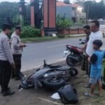 Dua Sepeda Motor Terlibat Kecelakaan di Tulungagung /polres tulungagung