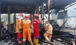 Kebakaran Empat Kios di Bergas Semarang, Diduga Karena Lupa Matikan Kompor/polres semarang