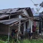 Angin Puting Beliung Landa Dusun Tumpak Pring Tulungagung, 4 Rumah Rusak/tribatranews