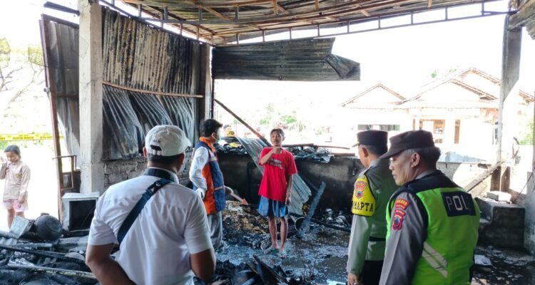 Rebus Daging Ditinggal Tidur, Dapur Rumah di Sragen Kebakaran/humas polri