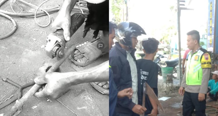 Empat Remaja di Kudus Bawa Sajam Sambil Live Tiktok, Polisi Amankan Pelaku /Polres Kudus