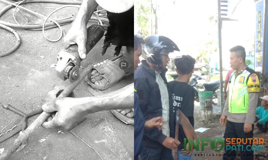 Empat Remaja di Kudus Bawa Sajam Sambil Live Tiktok, Polisi Amankan Pelaku /Polres Kudus