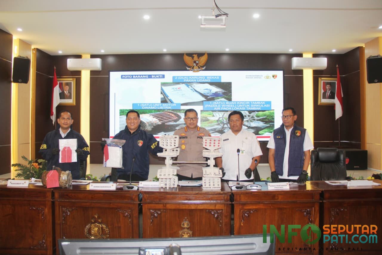 Pengusaha di Batang Jadi Tersangka Usai Ubah Sawah 7 Hektar Jadi Tambak Udang /Polda Jateng