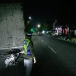 Motor Tabrak Truk yang Alami Pecah Ban di Klaten/humas Polres Klaten