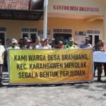 Resah Ada Sabung Ayam, Warga Desa Brambang Demak Demo Tolak Judi - Info Seputar Pati
