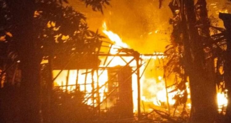 Anak Bakar Rumah Orang Tua di Sukolilo Pati/humas Polresta Pati