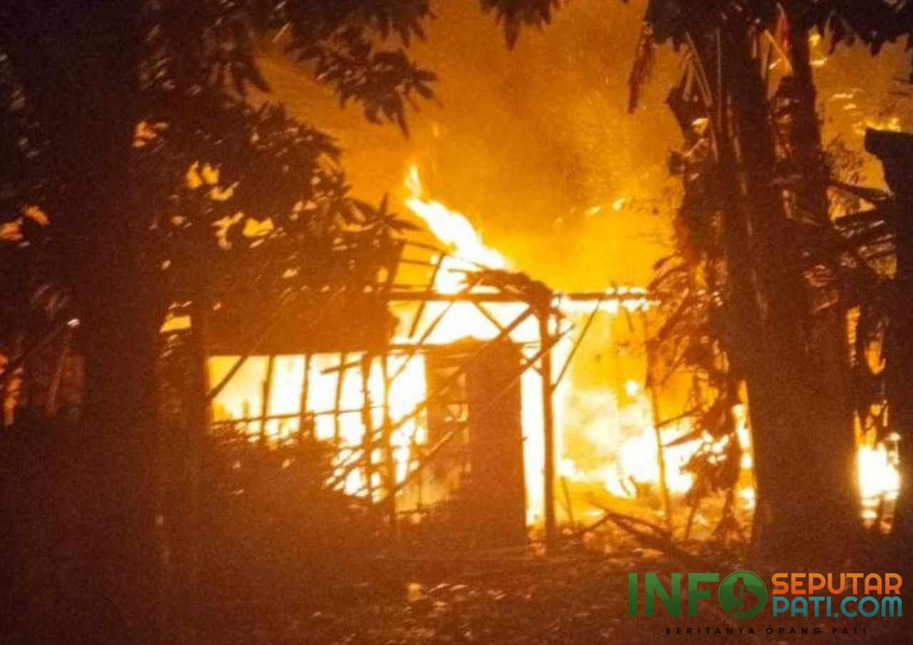Anak Bakar Rumah Orang Tua di Sukolilo Pati/humas Polresta Pati