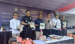Penyelundupan Satwa Lewat Bandara Internasional Juanda Digagalkan/humas polri