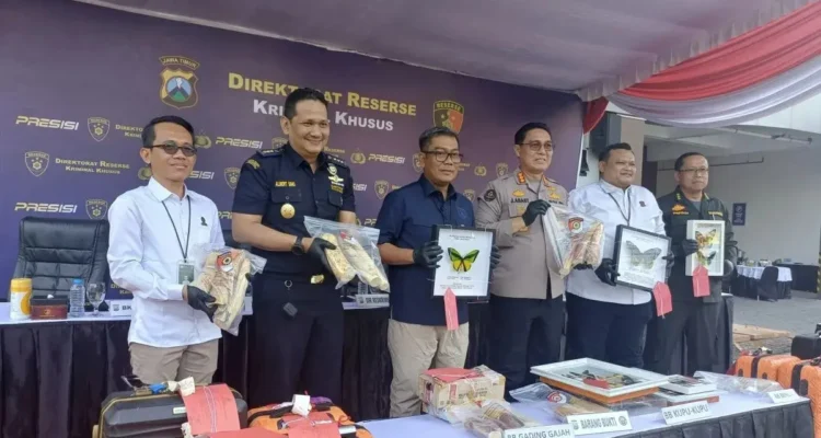 Penyelundupan Satwa Lewat Bandara Internasional Juanda Digagalkan/humas polri