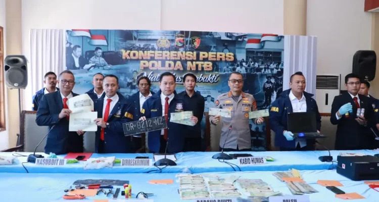 Kasus Pemalsuan STNK di Mataram, Polisi Amankan 4 Tersangka