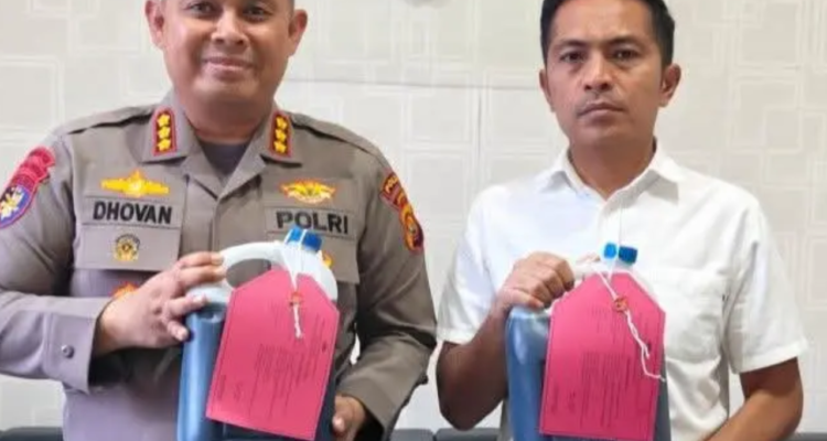 Polisi Gagalkan Penyelundupan 6.818 Liter BBM Ilegal di Jambi/humas polri