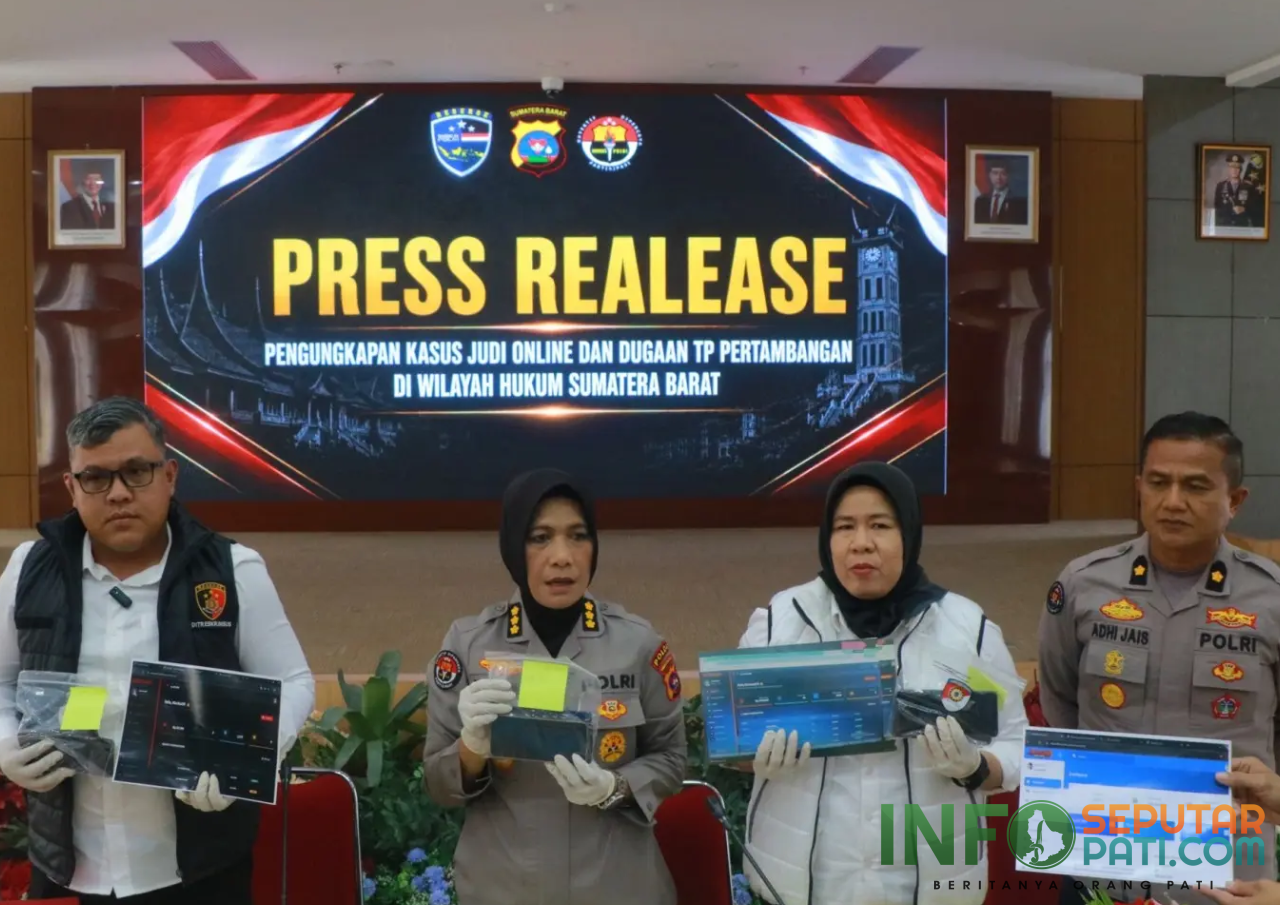 Jaringan Judol di Padang Terungkap, 21 Tersangka Diamankan/humas polri
