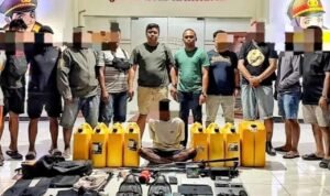 Polisi Amankan Pria Diduga Mencuri di Kapal Pesiar Milik Orang Jerman yang Labuh di Sorong/humas polri