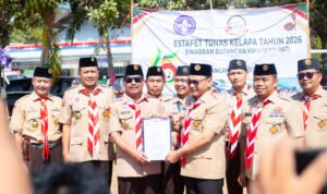 Plt Bupati Pati Terima Pataka Estafet Tunas Kelapa, Perjalanan Berlanjut di Bumi Mina Tani