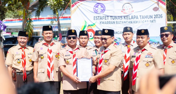 Plt Bupati Pati Terima Pataka Estafet Tunas Kelapa, Perjalanan Berlanjut di Bumi Mina Tani