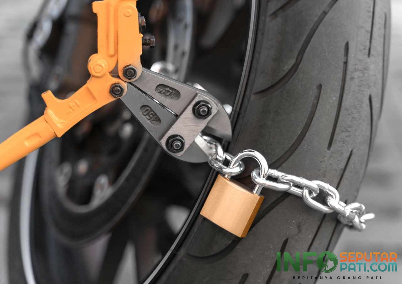 Ilustrasi pencurian motor/istimewa