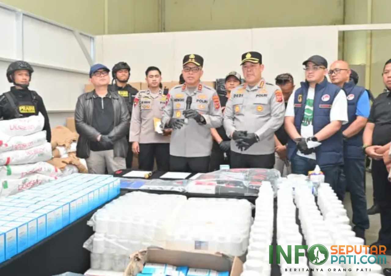Pabrik Produksi Obat Keras di Bandung Terungkap/humas polri