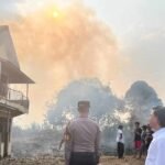 Kebakaran Hutan di Muara Enim Turut Hanguskan Rumah Warga/humas polri