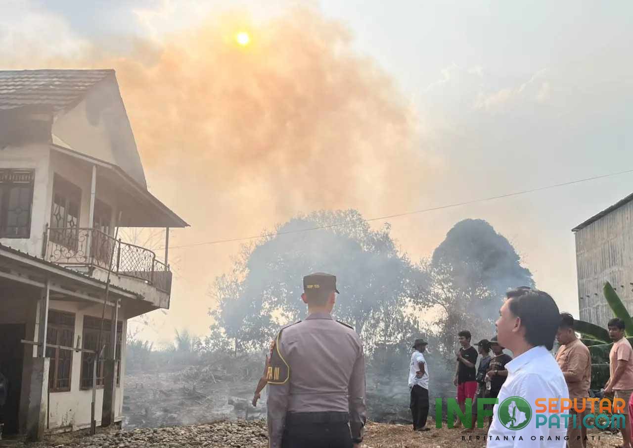 Kebakaran Hutan di Muara Enim Turut Hanguskan Rumah Warga/humas polri