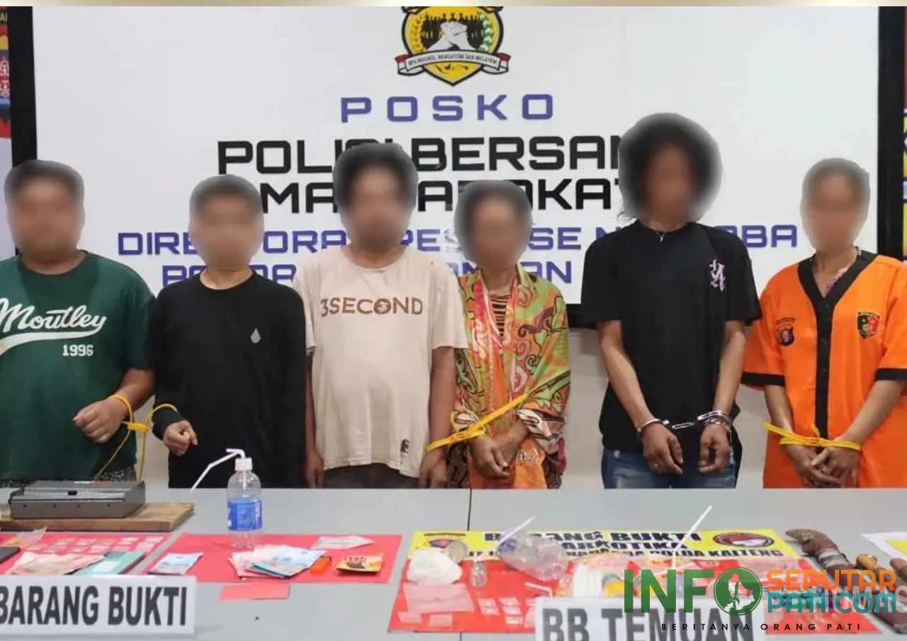 Polisi Gerebek Kampung Puntun Palangka Raya, 56 Paket Sabu Disita/humas polri
