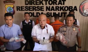 Dugaan Peredaran Liquid Sintetis di Manado, Polisi Amankan Dua Tersangka/humas polri